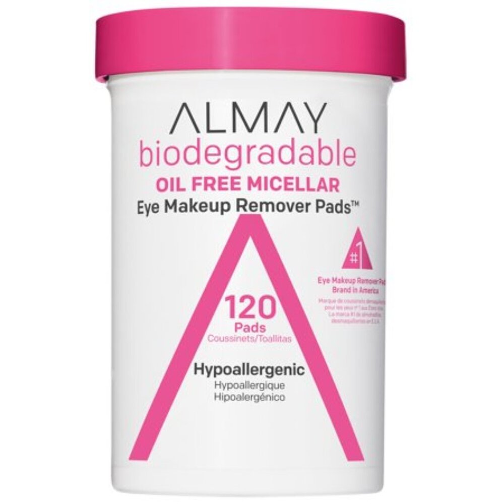 Almay Biodegradable Micellar Eye Makeup Remover Pads NWT
